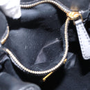 Miu Miu Matelasse Ready lock Hand Bag Leather Black Gold RN0473 Auth am12728M-25