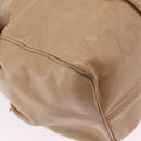Miu Miu Side Ribbon Hand Bag Leather 2way Beige Gold Auth am12729V-18