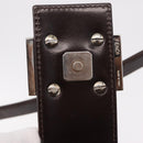 FENDI Zucca Canvas Mamma Baguette Shoulder Bag Brown Black Auth am12730M-24