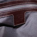 FENDI Zucca Canvas Mamma Baguette Shoulder Bag Brown Black Auth am12730M-26