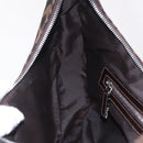 FENDI Zucca Canvas Mamma Baguette Shoulder Bag Brown Black Auth am12730M-28