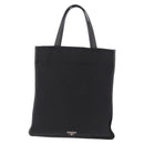 PRADA Tote Bag Nylon Leather Black Silver Auth am12735A-13