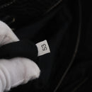 PRADA Tote Bag Nylon Leather Black Silver Auth am12735A-12