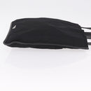 PRADA Tote Bag Nylon Leather Black Silver Auth am12735A-3