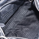 PRADA Shoulder Bag Leather Black Silver BR4519 Auth am12738V-20