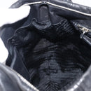 PRADA Shoulder Bag Leather Black Silver BR4519 Auth am12738V-22