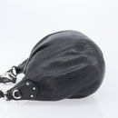 PRADA Shoulder Bag Leather Black Silver BR4519 Auth am12738V-5