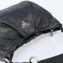 PRADA Shoulder Bag Leather Black Silver BR4519 Auth am12738V-6