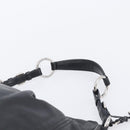 PRADA Shoulder Bag Leather Black Silver BR4519 Auth am12738V-8