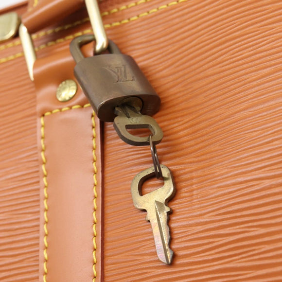 LOUIS VUITTON Epi Keepall 50 Boston Bag Zipangu Gold M42968 LV Auth am12739V