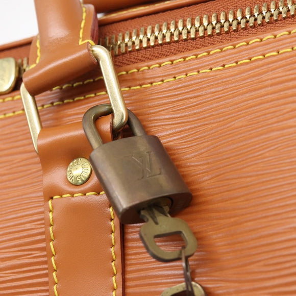 LOUIS VUITTON Epi Keepall 50 Boston Bag Zipangu Gold M42968 LV Auth am12739V
