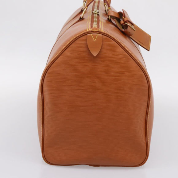LOUIS VUITTON Epi Keepall 50 Boston Bag Zipangu Gold M42968 LV Auth am12739V
