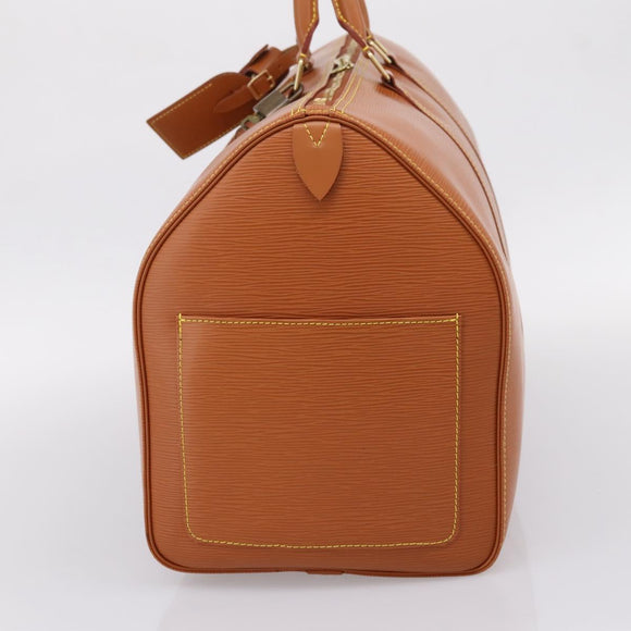 LOUIS VUITTON Epi Keepall 50 Boston Bag Zipangu Gold M42968 LV Auth am12739V