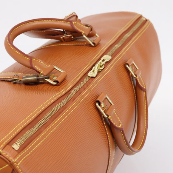 LOUIS VUITTON Epi Keepall 50 Boston Bag Zipangu Gold M42968 LV Auth am12739V