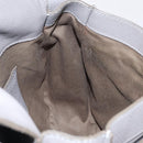 Chloe Mercy Shoulder Bag Leather Gray Gold Auth am12742V-26