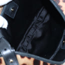 Saint Laurent Mombasa Shoulder Bag Harako Leather Beige Gold Auth am12744SAM-24