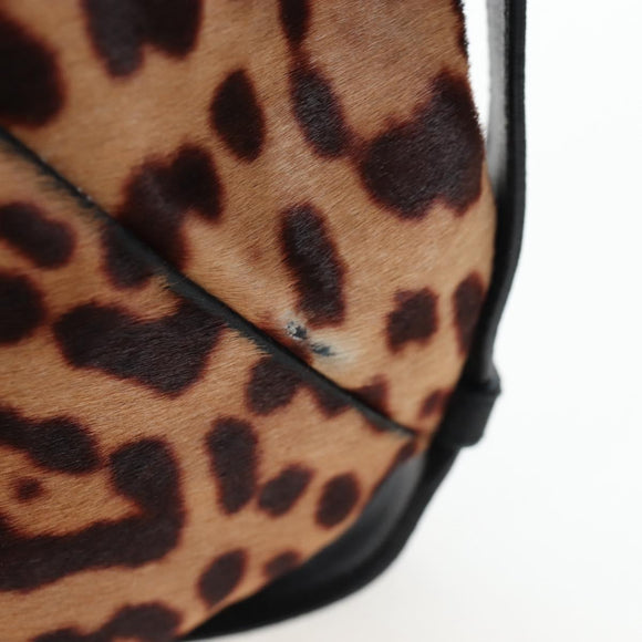 Saint Laurent Mombasa Shoulder Bag Harako Leather Beige Gold Auth am12744SAM