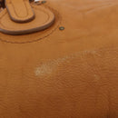 Chloe Paddington Hand Bag Leather Brown Gold Silver Auth am12746V-9