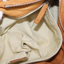 Chloe Paddington Hand Bag Leather Brown Gold Silver Auth am12746V-25