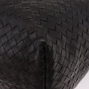 Bottega Veneta INTRECCIATO Shoulder Bag Leather Dark Brown Auth am12747SAM-13