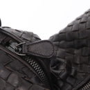 Bottega Veneta INTRECCIATO Shoulder Bag Leather Dark Brown Auth am12747SAM-14