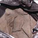 Bottega Veneta INTRECCIATO Shoulder Bag Leather Dark Brown Auth am12747SAM-18