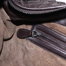 Bottega Veneta INTRECCIATO Shoulder Bag Leather Dark Brown Auth am12747SAM-19