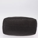 Bottega Veneta INTRECCIATO Shoulder Bag Leather Dark Brown Auth am12747SAM-9