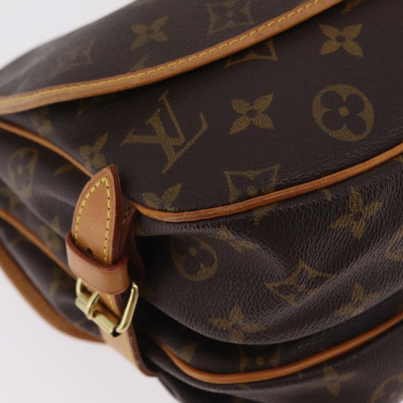 LOUIS VUITTON Monogram Saumur 30 Shoulder Bag M42256 LV Auth am12749V