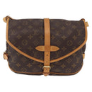 LOUIS VUITTON Monogram Saumur 30 Shoulder Bag M42256 LV Auth am12749V-13