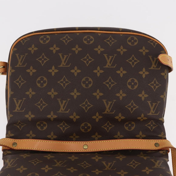 LOUIS VUITTON Monogram Saumur 30 Shoulder Bag M42256 LV Auth am12749V