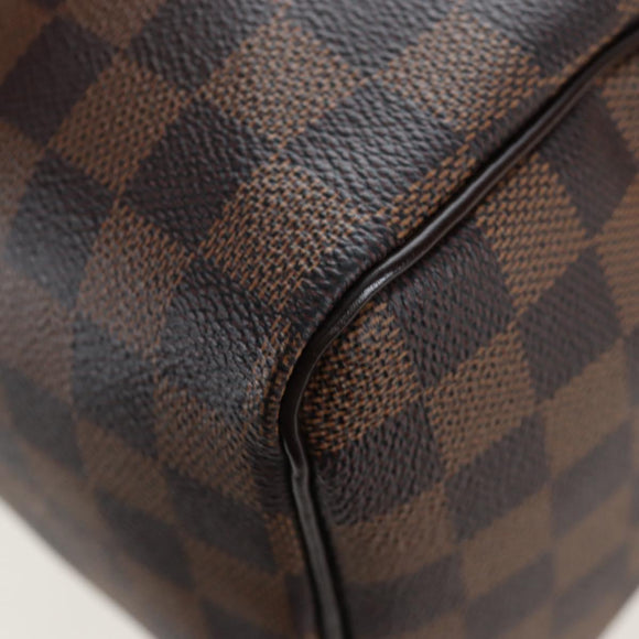 LOUIS VUITTON Damier Ebene Speedy 25 Hand Bag N41532 LV Auth am12750V