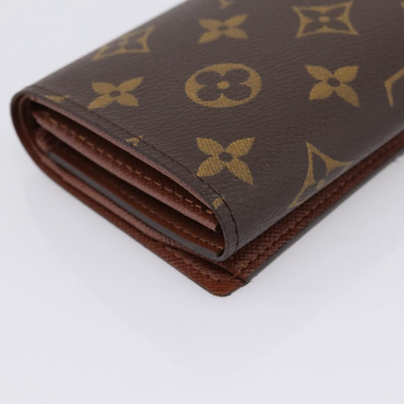 LOUIS VUITTON Monogram Portefeuille Tresol Wallet M61736 LV Auth am12751V