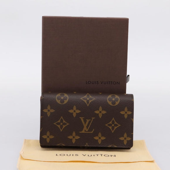 LOUIS VUITTON Monogram Portefeuille Tresol Wallet M61736 LV Auth am12751V