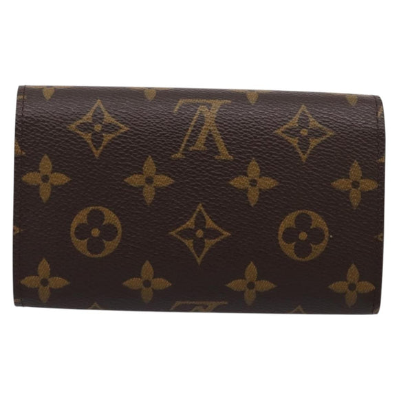 LOUIS VUITTON Monogram Portefeuille Tresol Wallet M61736 LV Auth am12751V