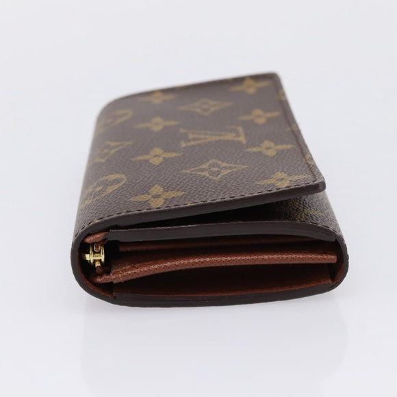LOUIS VUITTON Monogram Portefeuille Tresol Wallet M61736 LV Auth am12751V