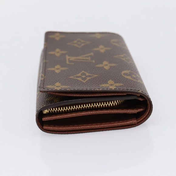 LOUIS VUITTON Monogram Portefeuille Tresol Wallet M61736 LV Auth am12751V
