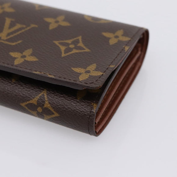 LOUIS VUITTON Monogram Portefeuille Tresol Wallet M61736 LV Auth am12751V
