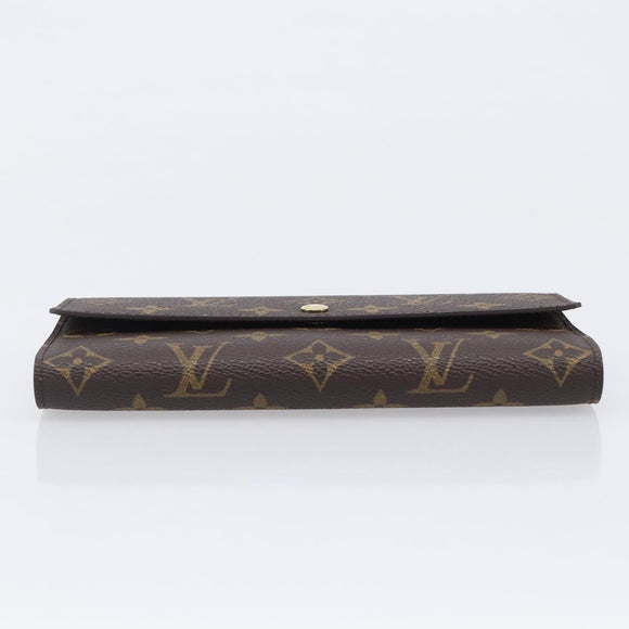 LOUIS VUITTON Monogram Porte Tresol International Wallet M61215 LV Auth am12753V