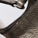 PRADA Shoulder Bag Leather Silver BR3353 Auth am12759V-10