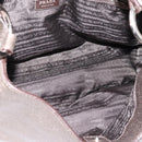 PRADA Shoulder Bag Leather Silver BR3353 Auth am12759V-11