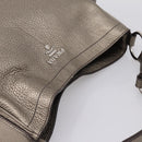PRADA Shoulder Bag Leather Silver BR3353 Auth am12759V-6