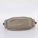PRADA Shoulder Bag Leather Silver BR3353 Auth am12759V-5