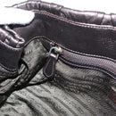 PRADA Ready Lock Tote Bag Nappa Leather Gray Silver Auth am12760M-22