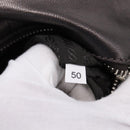 PRADA Ready Lock Tote Bag Nappa Leather Gray Silver Auth am12760M-12