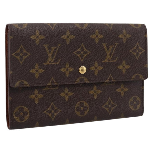 LOUIS VUITTON Monogram Pochette Passpole Trifold Wallet M60135 LV Auth am12769A