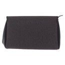 Saint Laurent Clutch Bag Leather Canvas Black Gray gold Auth am12782A-3
