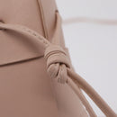 Bottega Veneta MAXI INTRECCIATO Shoulder Pouch Leather Pink Auth am12784V-10