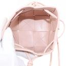 Bottega Veneta MAXI INTRECCIATO Shoulder Pouch Leather Pink Auth am12784V-12
