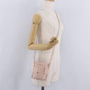 Bottega Veneta MAXI INTRECCIATO Shoulder Pouch Leather Pink Auth am12784V-20